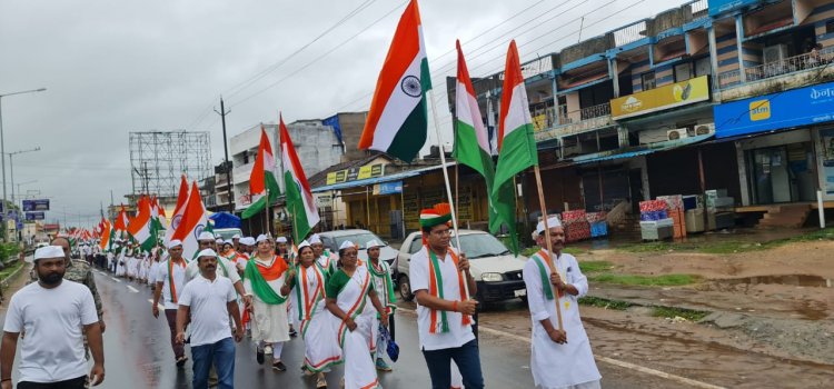 90 विधानसभा क्षेत्रों में कांग्रेस की 6 दिवसीय तिरंगा यात्रा शुरू  प्रदेश कांग्रेस अध्यक्ष मोहन मरकाम कोण्डागांव में हुये शामिल  मुख्यमंत्री भूपेश बघेल पाटन विधानसभा में होंगे शामिल  सभी मंत्री, विधायक अपने क्षेत्रों में होंगे शामिल