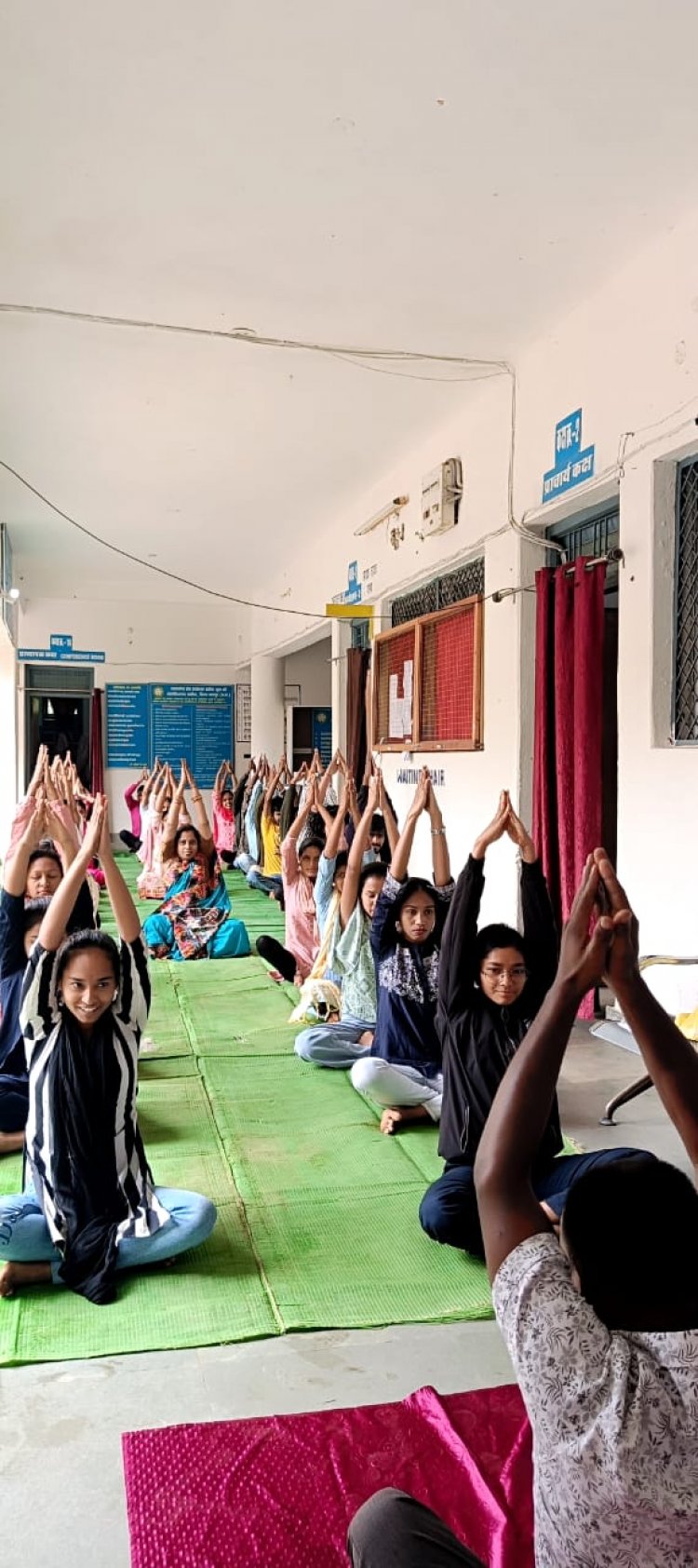 शासकीय संत गहिरा गुरु महाविद्यालय, बगीचा में अंतर्राष्ट्रीय योग दिवस मनाया गया