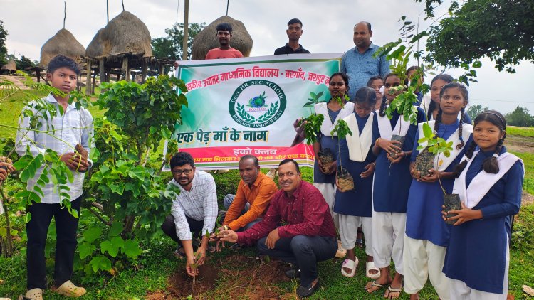 इको क्लब बरगाँव में हरियाली कार्यक्रम का आयोजन