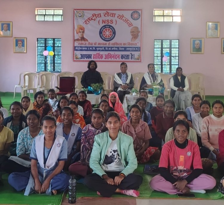 नोट्रेडेम कन्या उच्चतर माध्यमिक विद्यालय बगीचा में एनएसएस विशेष शिविर का चौथा दिन संपन्न