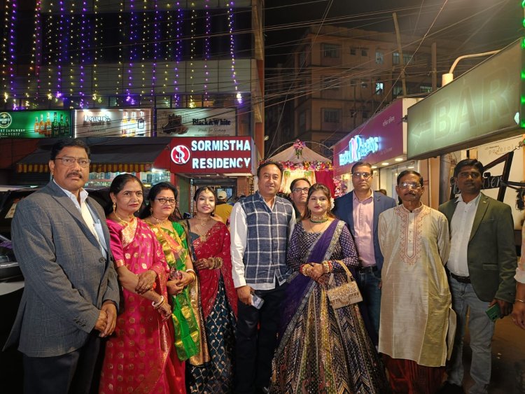 डॉ विजय रक्षित सर के द्वितीय पुत्र चि सौरभ रक्षित का विवाह आसनसोल,प बंगाल में सम्पन्न